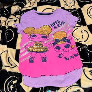 L.O.L. Surprise! Purple and Pink BFFs Tee